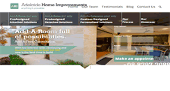 Desktop Screenshot of adelaidehomeimprovements.com.au