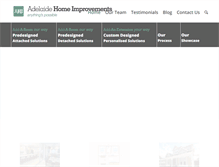 Tablet Screenshot of adelaidehomeimprovements.com.au